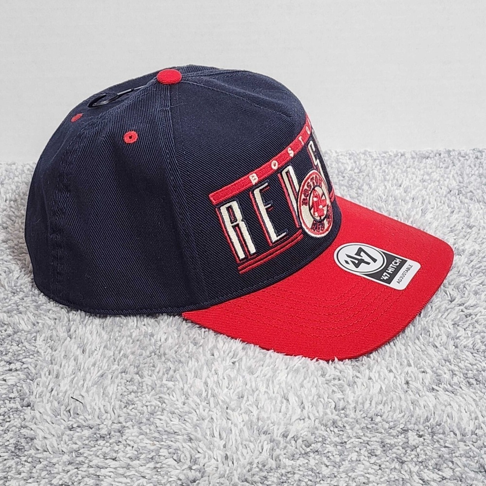 '47 Brand Hitch Boston Red Sox Cooperstown MLB Adjustable Snapback Cap Hat NEW - Picture 3 of 8